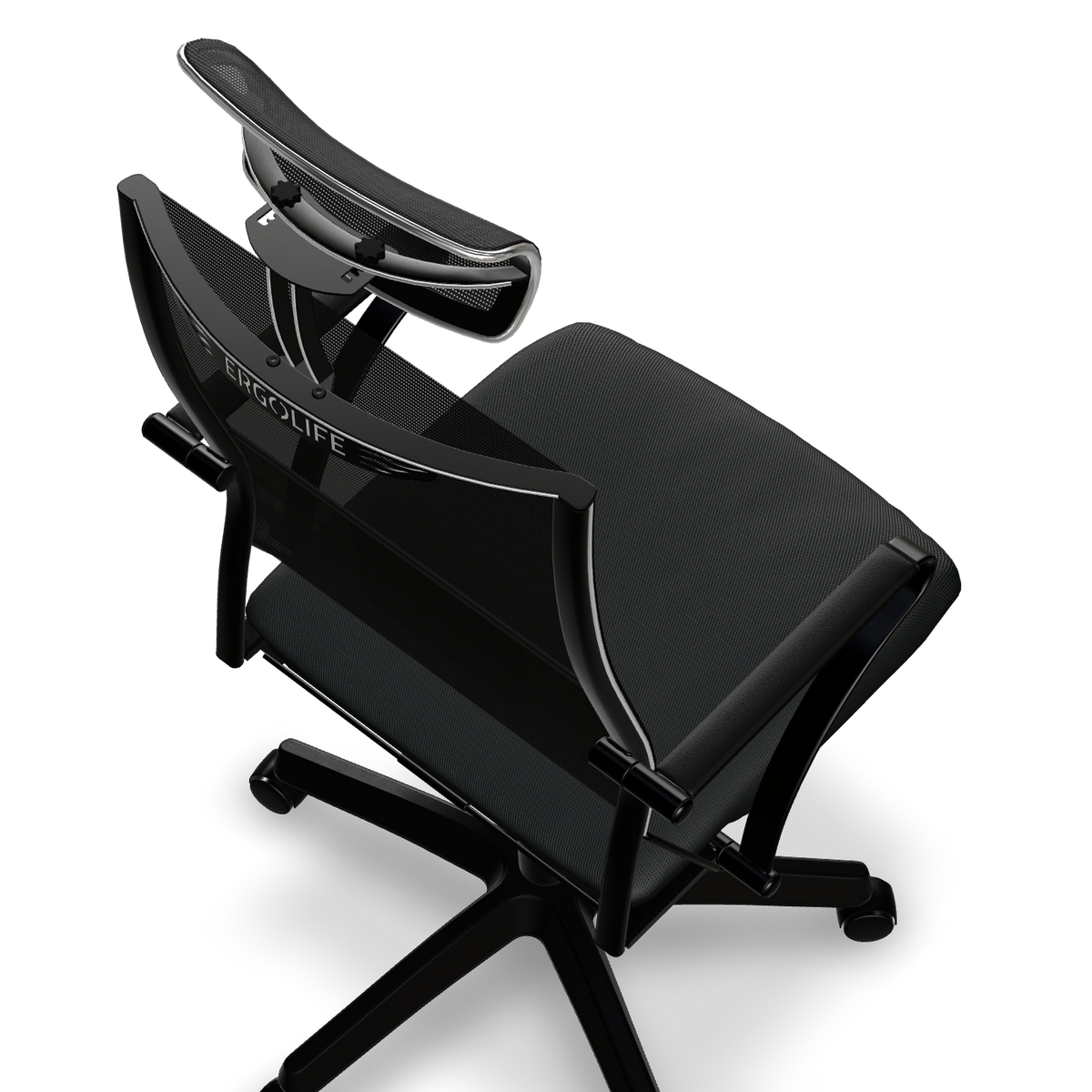 Chaise de travail Ergo3 avec corps en métal