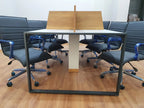 Apple 6lı Çoklu Çalışma Masası Workstation Petra - Gri ISTANBUL