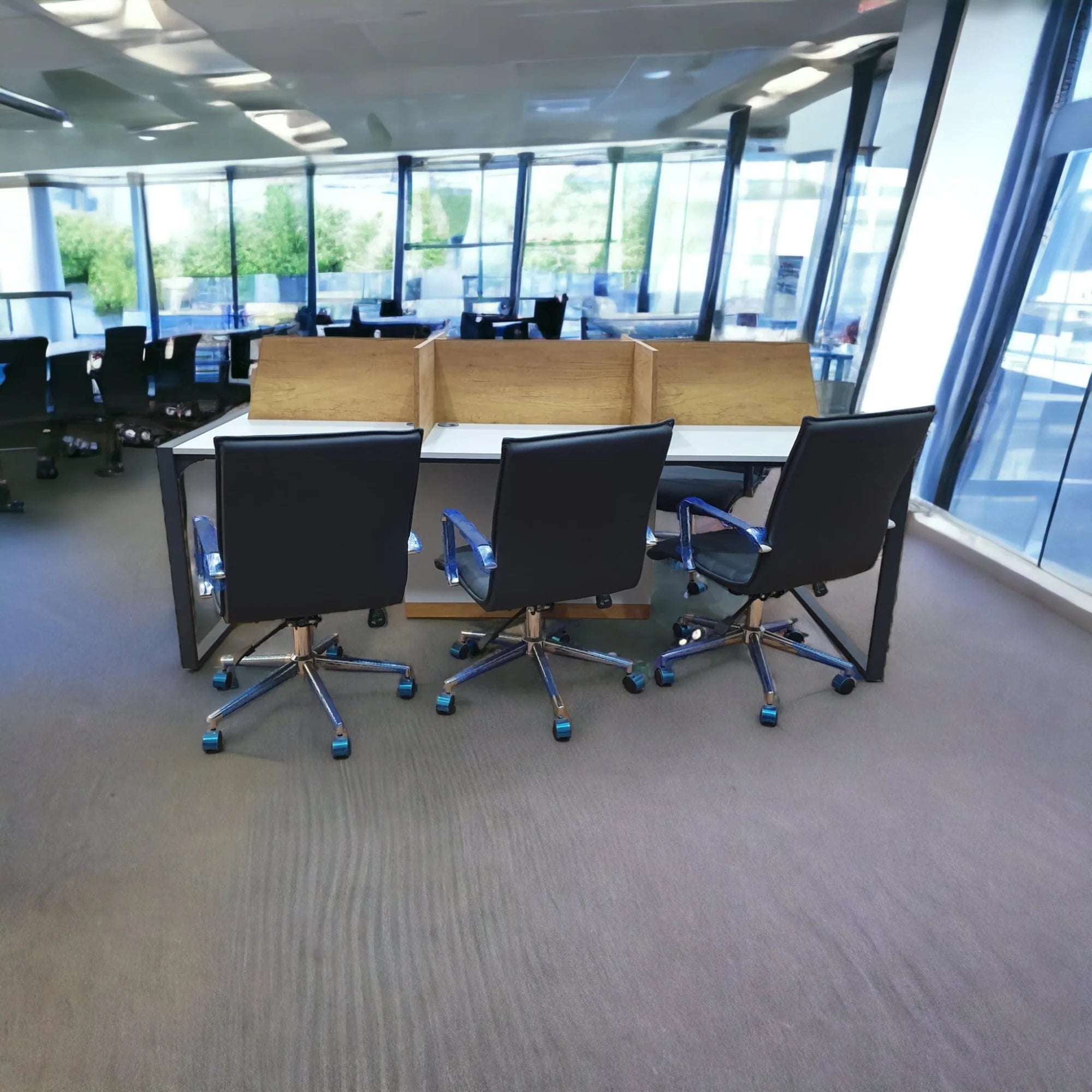 Apple 6lı Çoklu Çalışma Masası Workstation Petra - Gri ISTANBUL