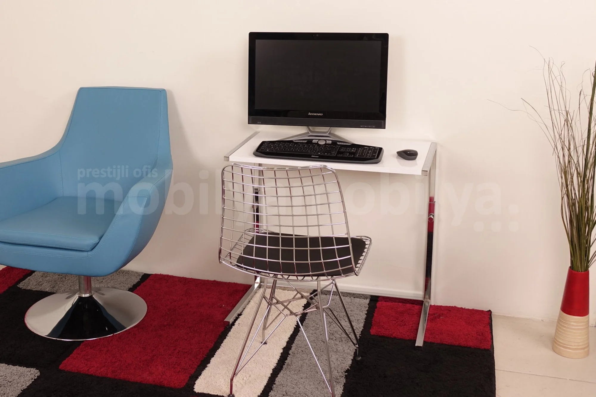 Bella Laptop Sehpası Highgloss Beyaz ISTANBUL-TSI