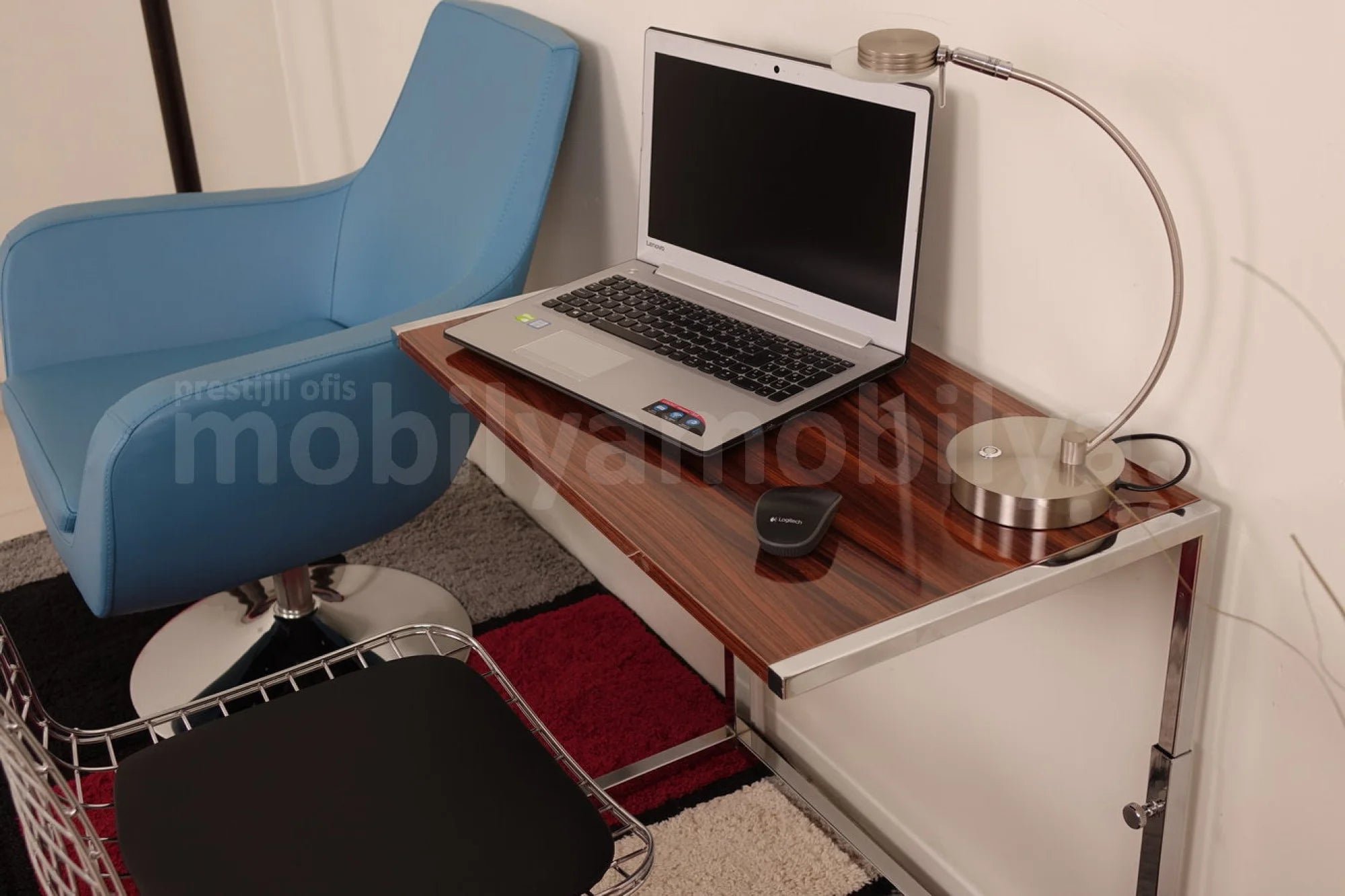 Bella Laptop Sehpası Highgloss Ceviz ISTANBUL-TSI