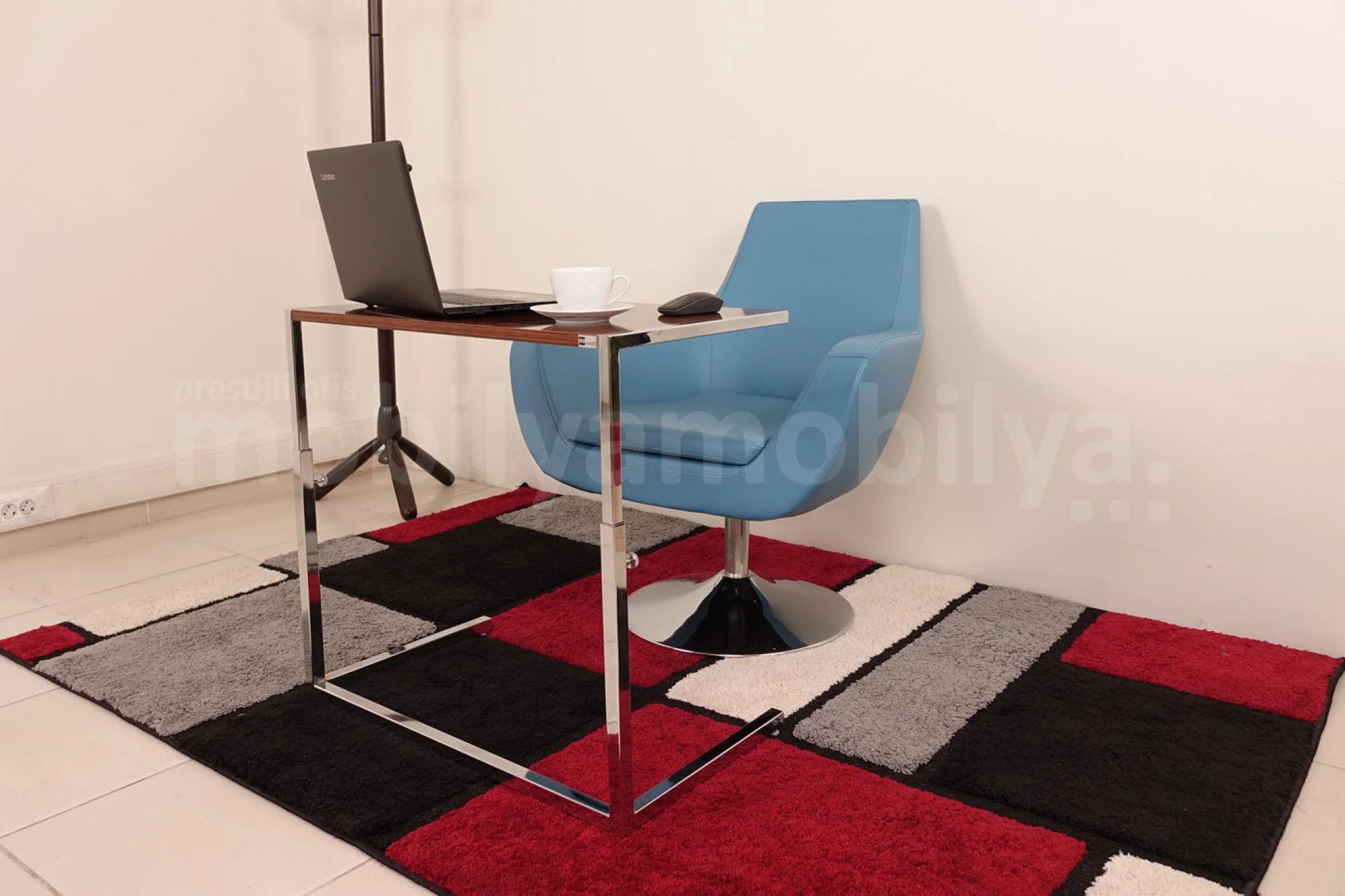 Bella Laptop Sehpası Highgloss Ceviz ISTANBUL-TSI