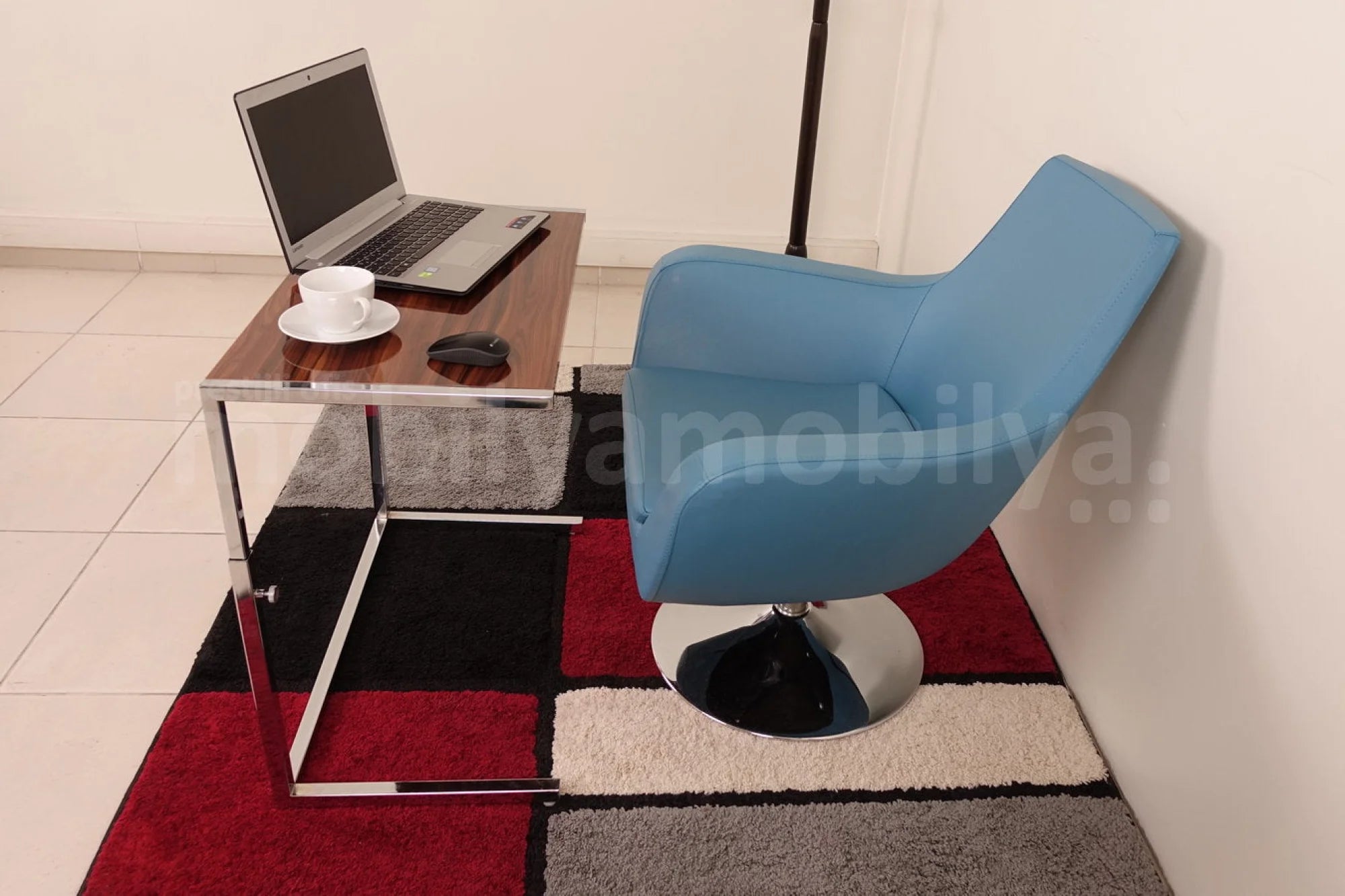Bella Laptop Sehpası Highgloss Ceviz ISTANBUL-TSI