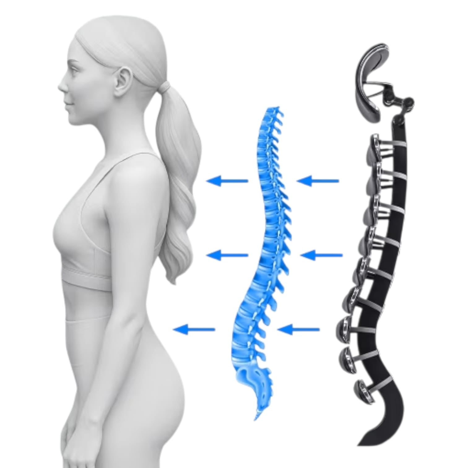 Metal Gövde Equalizer Anatomik Müdür Koltuğu Beyaz