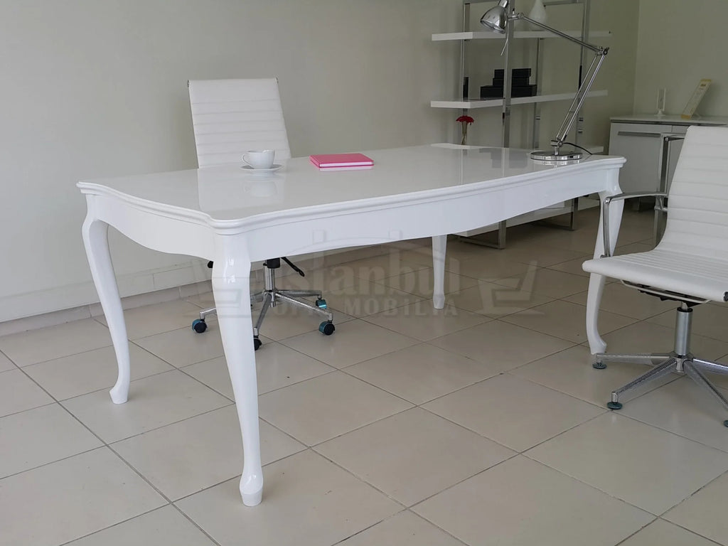 Lake Lukens Beyaz Ofis Çalışma Masası Alda ISTANBUL-TSI