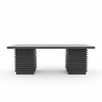 İstanbul Ofis Mobilya Durban toplantı masası, 200x120x75 cm, modern tasarımlı, siyah renkli, ahşap malzemeli, ofis ve toplantı odaları için ideal.