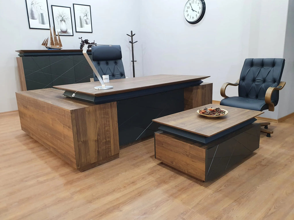 Ofis Makam Takımı İmza, Ceviz ve Lake, Minimal Ölçü ISTANBUL