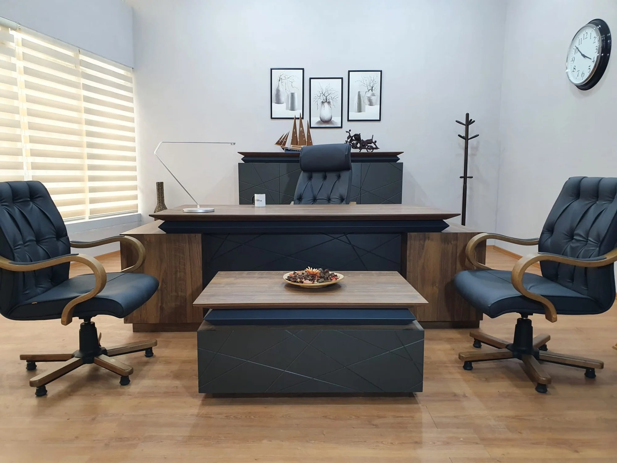Ofis Makam Takımı İmza, Ceviz ve Lake, Minimal Ölçü ISTANBUL
