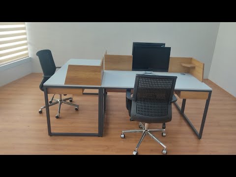 3-Personen-Schreibtisch Zelinda